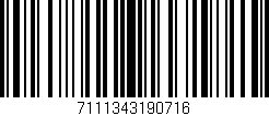 Código de barras (EAN, GTIN, SKU, ISBN): '7111343190716'