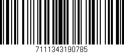 Código de barras (EAN, GTIN, SKU, ISBN): '7111343190785'