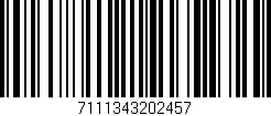 Código de barras (EAN, GTIN, SKU, ISBN): '7111343202457'