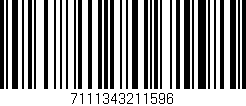 Código de barras (EAN, GTIN, SKU, ISBN): '7111343211596'