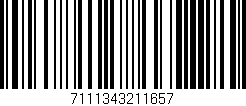 Código de barras (EAN, GTIN, SKU, ISBN): '7111343211657'