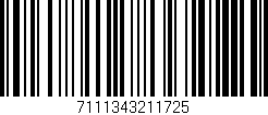 Código de barras (EAN, GTIN, SKU, ISBN): '7111343211725'