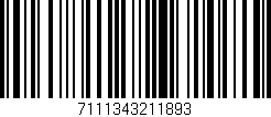 Código de barras (EAN, GTIN, SKU, ISBN): '7111343211893'