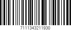 Código de barras (EAN, GTIN, SKU, ISBN): '7111343211930'