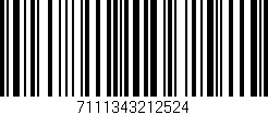 Código de barras (EAN, GTIN, SKU, ISBN): '7111343212524'
