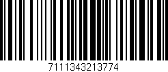 Código de barras (EAN, GTIN, SKU, ISBN): '7111343213774'