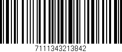 Código de barras (EAN, GTIN, SKU, ISBN): '7111343213842'