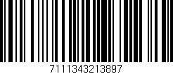 Código de barras (EAN, GTIN, SKU, ISBN): '7111343213897'
