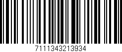Código de barras (EAN, GTIN, SKU, ISBN): '7111343213934'