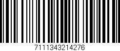 Código de barras (EAN, GTIN, SKU, ISBN): '7111343214276'