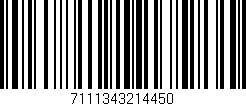 Código de barras (EAN, GTIN, SKU, ISBN): '7111343214450'