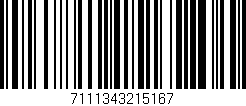 Código de barras (EAN, GTIN, SKU, ISBN): '7111343215167'