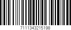 Código de barras (EAN, GTIN, SKU, ISBN): '7111343215198'