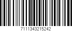 Código de barras (EAN, GTIN, SKU, ISBN): '7111343215242'