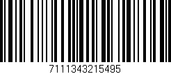 Código de barras (EAN, GTIN, SKU, ISBN): '7111343215495'
