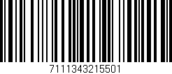 Código de barras (EAN, GTIN, SKU, ISBN): '7111343215501'