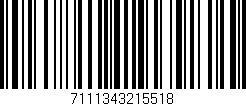 Código de barras (EAN, GTIN, SKU, ISBN): '7111343215518'