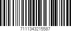 Código de barras (EAN, GTIN, SKU, ISBN): '7111343215587'