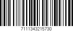 Código de barras (EAN, GTIN, SKU, ISBN): '7111343215730'