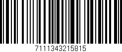 Código de barras (EAN, GTIN, SKU, ISBN): '7111343215815'