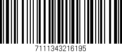 Código de barras (EAN, GTIN, SKU, ISBN): '7111343216195'