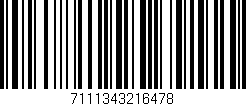 Código de barras (EAN, GTIN, SKU, ISBN): '7111343216478'