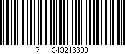 Código de barras (EAN, GTIN, SKU, ISBN): '7111343216683'