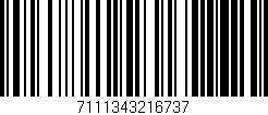 Código de barras (EAN, GTIN, SKU, ISBN): '7111343216737'