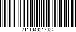 Código de barras (EAN, GTIN, SKU, ISBN): '7111343217024'