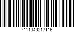 Código de barras (EAN, GTIN, SKU, ISBN): '7111343217116'