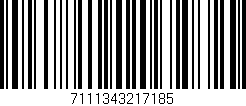 Código de barras (EAN, GTIN, SKU, ISBN): '7111343217185'