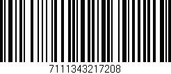 Código de barras (EAN, GTIN, SKU, ISBN): '7111343217208'