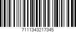 Código de barras (EAN, GTIN, SKU, ISBN): '7111343217345'