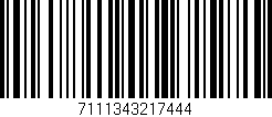 Código de barras (EAN, GTIN, SKU, ISBN): '7111343217444'