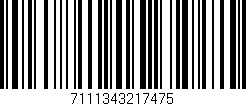 Código de barras (EAN, GTIN, SKU, ISBN): '7111343217475'