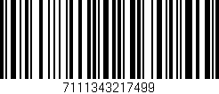 Código de barras (EAN, GTIN, SKU, ISBN): '7111343217499'