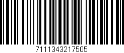 Código de barras (EAN, GTIN, SKU, ISBN): '7111343217505'