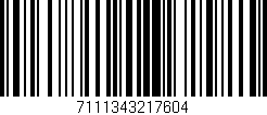 Código de barras (EAN, GTIN, SKU, ISBN): '7111343217604'