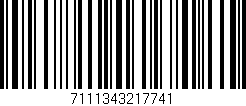 Código de barras (EAN, GTIN, SKU, ISBN): '7111343217741'