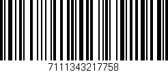 Código de barras (EAN, GTIN, SKU, ISBN): '7111343217758'