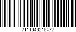 Código de barras (EAN, GTIN, SKU, ISBN): '7111343218472'