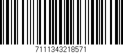 Código de barras (EAN, GTIN, SKU, ISBN): '7111343218571'