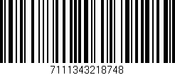 Código de barras (EAN, GTIN, SKU, ISBN): '7111343218748'