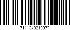 Código de barras (EAN, GTIN, SKU, ISBN): '7111343218977'