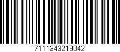 Código de barras (EAN, GTIN, SKU, ISBN): '7111343219042'