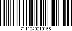 Código de barras (EAN, GTIN, SKU, ISBN): '7111343219165'