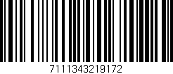 Código de barras (EAN, GTIN, SKU, ISBN): '7111343219172'