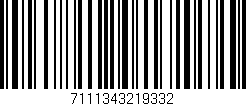 Código de barras (EAN, GTIN, SKU, ISBN): '7111343219332'