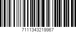 Código de barras (EAN, GTIN, SKU, ISBN): '7111343219967'