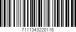 Código de barras (EAN, GTIN, SKU, ISBN): '7111343220116'